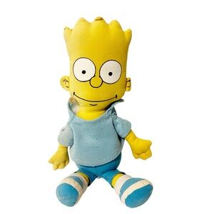 Vintage 1990 Bart Simpson The Simpsons 11" Small Plush Figure